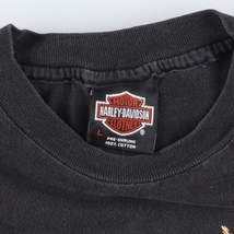 古着 90年代 ハーレーダビッドソン Harley-Davidson 鷲柄 モーターサイクル バイクTシャツ USA製 メンズL ヴィンテージ /eaa447702_画像3