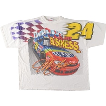 古着 90年代 CHASE NASCAR ナスカー 大判プリント レーシング モーターサイクル バイクTシャツ USA製 メンズXXL ヴィンテージ /eaa448985_画像1