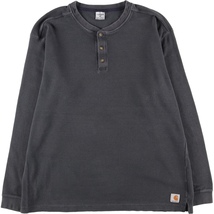 古着 カーハート Carhartt ヘンリーネック サーマルロングTシャツ メンズXL /eaa440836_画像1