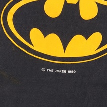 古着 80年代 BATMAN バットマン 映画 ムービーTシャツ メンズM ヴィンテージ /eaa447304_画像4