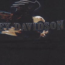 古着 00年代 ハーレーダビッドソン Harley-Davidson 鷲柄 イーグル柄 モーターサイクル バイクTシャツ USA製 メンズXL /eaa448395_画像4