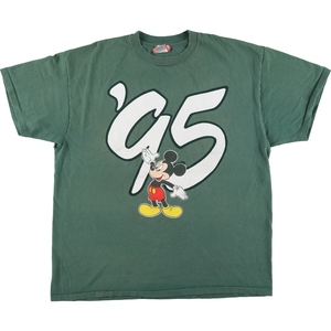 古着 90年代 DISNEY DESIGNS MICKEY MOUSE ミッキーマウス キャラクタープリントTシャツ USA製 メンズXL ヴィンテージ /eaa447136