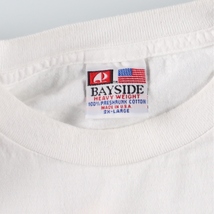 古着 90年代 BAYSIDE バックプリント ロングTシャツ ロンT USA製 メンズXXL ヴィンテージ /eaa432242_画像3