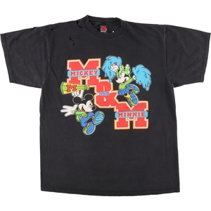 古着 90年代 MICKEY UNLIMITED MICKEY MOUSE ミッキーマウス キャラクタープリントTシャツ メンズXL ヴィンテージ /eaa448542