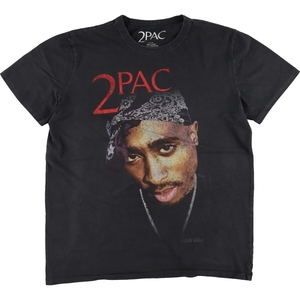 古着 2pac トゥーパック ラップTシャツ ラップT メンズL /eaa448117