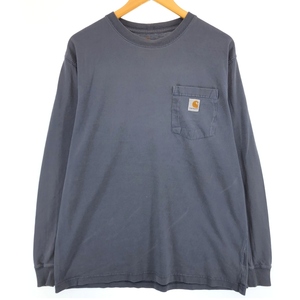 古着 カーハート Carhartt ロングTシャツ ロンT メンズM /eaa432408