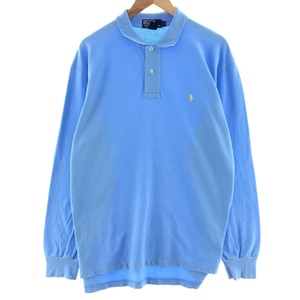 古着 ラルフローレン Ralph Lauren POLO by Ralph Lauren 長袖 ポロシャツ メンズL /eaa381095