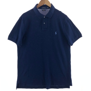 古着 ラルフローレン Ralph Lauren POLO RALPH LAUREN CUSTOM SLIM FIT 半袖 ポロシャツ メンズL /eaa381436