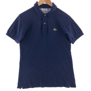 古着 70年代 ラコステ LACOSTE 半袖 ポロシャツ フランス製 4 メンズM ヴィンテージ /eaa382043