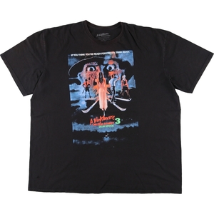 古着 ビッグサイズ A Nightmare on elm street エルム街の悪夢 映画 ムービーTシャツ メンズXXXL /eaa450326