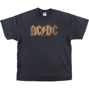 古着 00年代 デルタ DELTA AC/DC エーシーディーシー バンドTシャツ バンT メンズXL /eaa450685