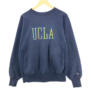 古着 90年代 チャンピオン リバースウィーブ 刺繍タグ UCLA カレッジスウェットシャツ トレーナー USA製 メンズL ヴィンテージ /eaa410489