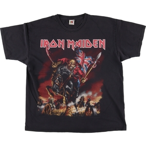 古着 フルーツオブザルーム FRUIT OF THE LOOM IRON MAIDEN アイアンメイデン バンドTシャツ バンT メンズXL /eaa450505