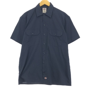 古着 ディッキーズ Dickies 半袖 ワークシャツ メンズM /eaa452592