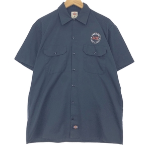 古着 ディッキーズ Dickies 半袖 ワークシャツ メンズM /eaa452579