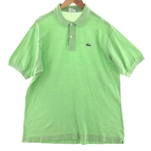 古着 ラコステ LACOSTE 半袖 ポロシャツ 6 メンズXL /eaa382167