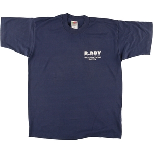 古着 90年代 フルーツオブザルーム FRUIT OF THE LOOM B-DRY アドバタイジングTシャツ USA製 メンズL ヴィンテージ /eaa329062
