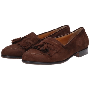  б/у одежда Bally Bally замша кисточка Loafer Италия производства 9EEE мужской 27.5cm /saa011887