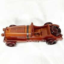 ▲ANTIQUE WOODENCAR レトロ クラシックカー 木製 車 アンティーク【OTYO-241】_画像3