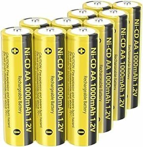 PKCELLnikado батарейка одиночный 3 форма 1.2Vnikado зарядка батарейка NICD AA1000mAh (10 шт. комплект 