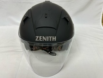 YAMAHA ZENITH ヤマハ ゼニス ヘルメット YJ−14 マットブラック Mサイズ 中古_画像1