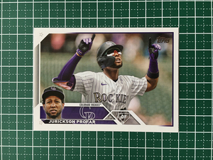 ★TOPPS MLB 2023 UPDATE #US218 JURICKSON PROFAR［COLORADO ROCKIES］ベースカード「BASE」★