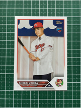 ★TOPPS NPB 2023 #18 内田湘大［広島東洋カープ］ベースカード「BASE」ルーキー「RC」★_画像1