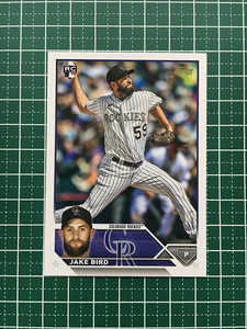 ★TOPPS MLB 2023 UPDATE #US162 JAKE BIRD［COLORADO ROCKIES］ベースカード「BASE」ルーキー「RC」★