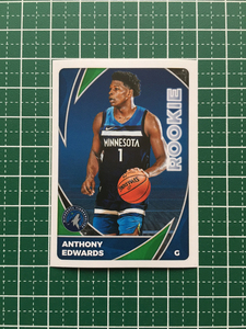 ★PANINI 2020-21 NBA STICKER & CARD COLLECTION #402 ANTHONY EDWARDS［MINNESOTA TIMBERWOLVES］ルーキー★