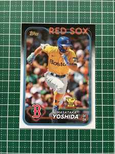 ★TOPPS MLB 2024 SERIES 1 #228 吉田正尚／MASATAKA YOSHIDA［BOSTON RED SOX］ベースカード「BASE」★