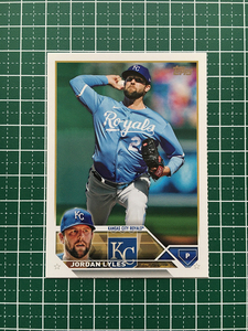 ★TOPPS MLB 2023 UPDATE #US190 JORDAN LYLES［KANSAS CITY ROYALS］ベースカード「BASE」★