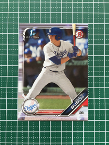 ★TOPPS MLB 2019 BOWMAN DRAFT #BD-57 MICHAEL BUSCH［LOS ANGELES DODGERS］ベースカード 1st 19★