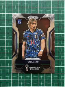 ★PANINI 2022 PRIZM WORLD CUP QATAR #127 伊東純也／JUNYA ITO［JAPAN／日本］ベースカード「BASE」ルーキー「RC」★