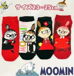  Moomin MOOMIN little miimii женский носки носки 4 пар комплект 