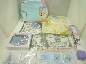 【まとめ売り 美品】 アニメ Re:ゼロから始める異世界生活 クッション タオル 特大ポスター アクリルスタンド 等 グ