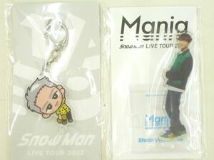 【未開封 同梱可】 Snow Man 渡辺翔太 岩本照 LIVE TOUR 2022 Labo. アクリルキーホルダー Mania アクリルスタンド 2