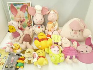 [ including in a package possible ] secondhand goods Disney Pooh Piglet puzzle soft toy etc. goods set 