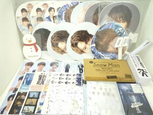 【中古品 同梱可】 Snow Man 滝沢歌舞伎 ZERO 2020 The Movie 初回盤 Blu-ray 他 うちわ フォトアルバム 等 グッズセ