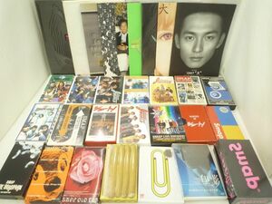 【まとめ売り 動作未確】 SMAP VHS DVD他 ジャニーズワールド 等 グッズセット