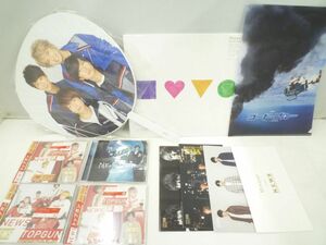 【中古品 同梱可】 NEWS 10th Anniversary in Tokyo Dome LIVE TOUR 2013 初回仕様 Blu-ray (未開封) 他 CD うちわ
