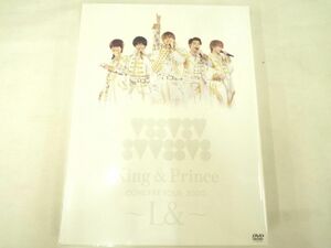 【未開封 同梱可】 King & Prince DVD CONCERT TOUR 2020 L& 初回限定盤