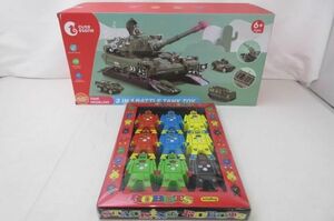 【同梱可】中古品 ホビー 2 IN 1 BATTLE TANK TOY STACKING ROBOTS他 玩具 等 グッズセット