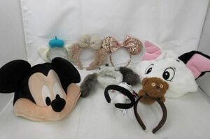 [ including in a package possible ] secondhand goods Disney USJ Mickey Shellie May other Katyusha fan cap etc. goods set 