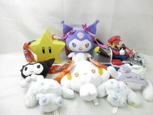 【同梱可】中古品 ホビー マリオ サンリオ シナモロール クロミ 他 ポップコーンバケット ぬいぐるみ 等 グッズセッ