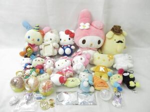 [ включение в покупку возможно ] б/у товар хобби Sanrio только My Melody Kitty др. мягкая игрушка эмблема и т.п. товары комплект 