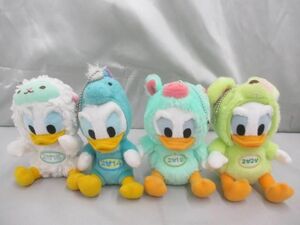 【同梱可】中古品 ディズニー ドナルド 2014 午 2015 未 2019 亥 2020 子 ぬいぐるみバッジ 4点 グッズセット