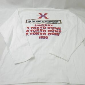 【同梱可】中古品 X JAPAN 1992 TOKYO DOME 破滅に向かって Tシャツ 長袖の画像3