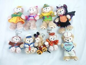 【同梱可】中古品 ディズニー ダッフィー シェリーメイ ハロウィン 七夕 バレンタイン ぬいぐるみバッジ ストラップ