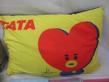 【良品】 韓流 防弾少年団 BTS BT21 TATA 他 クッション ポーチ ミニトート ぬいぐるみ 等 グッズセット_画像2