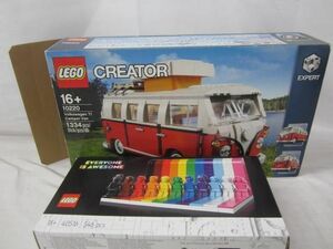 [ продажа комплектом б/у товар ] хобби Lego klieita-10220 Volkswagen T1 туристский фургон Van LEGO CREATOR VOLKSW